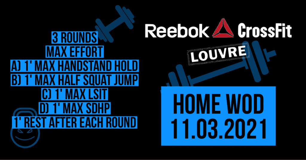 Handstand Hold SDHP L-Sit Half Squat Jump Max Effort