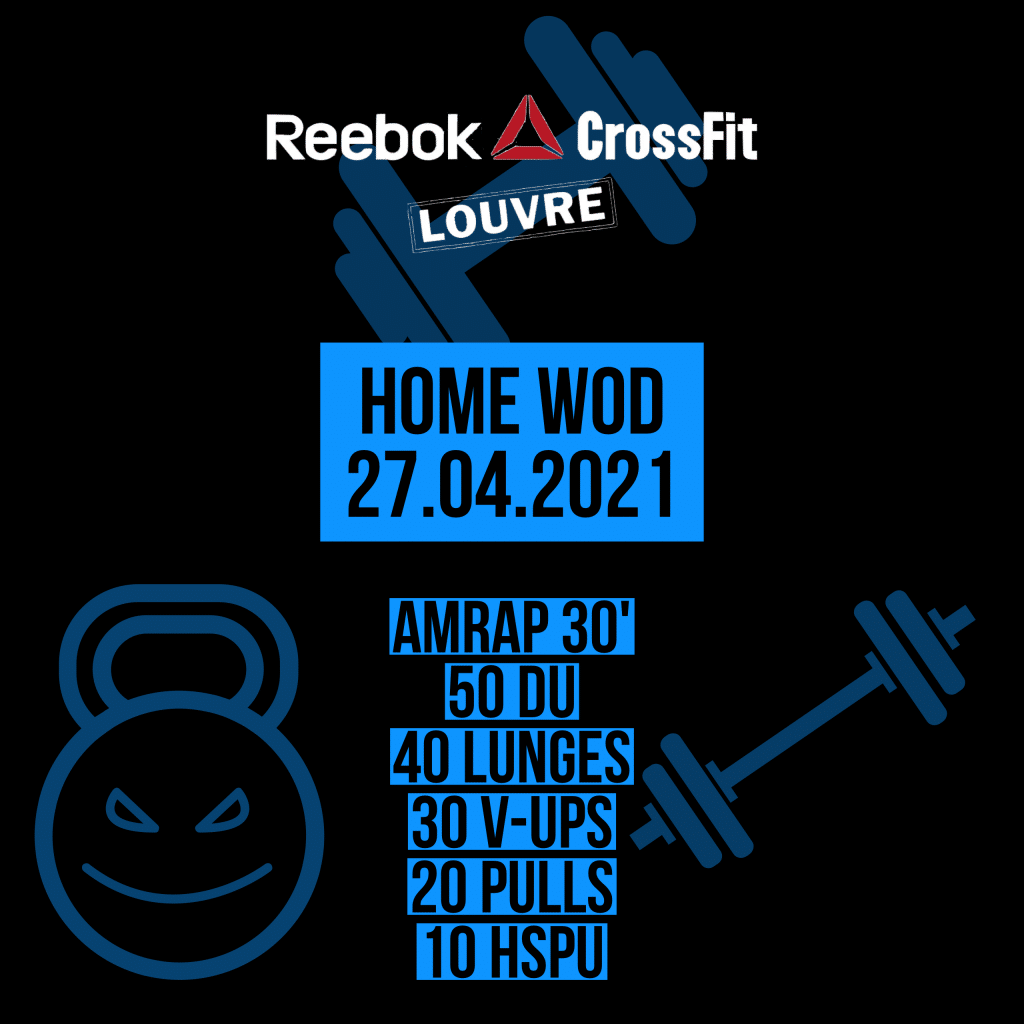 AMRAP Double Under V-Up Pull Lunges HSPU